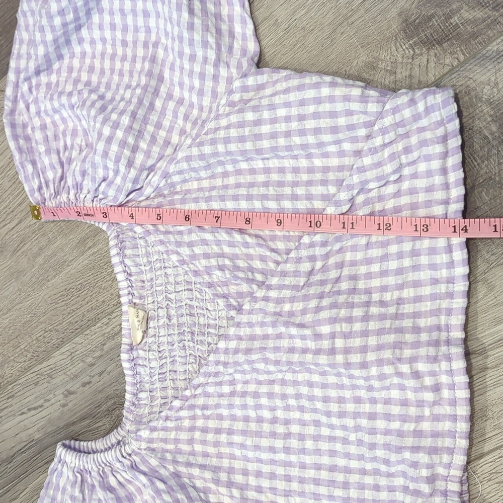 Sim&Sam Lavender Cropped Top - Picture 8 of 8